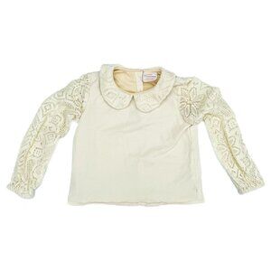 Masala Baby Sweet Collard Lace Top